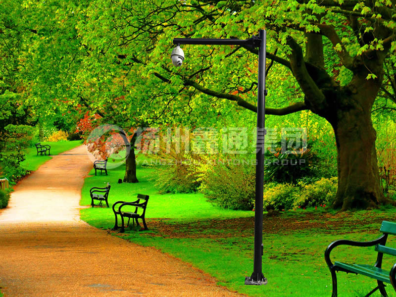 DJG-026，電子監(jiān)控桿，公園監(jiān)控桿